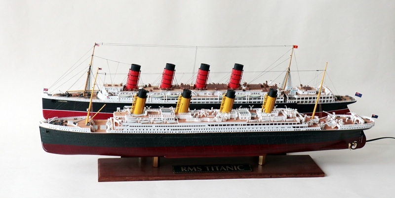 1/350 ルシタニア号の製作⑧ 完成！ | 何時になったら出来るやら？