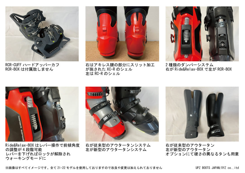 22-23ニューモデル UPZ(ユーピーゼット)スノーボードハードブーツ XC