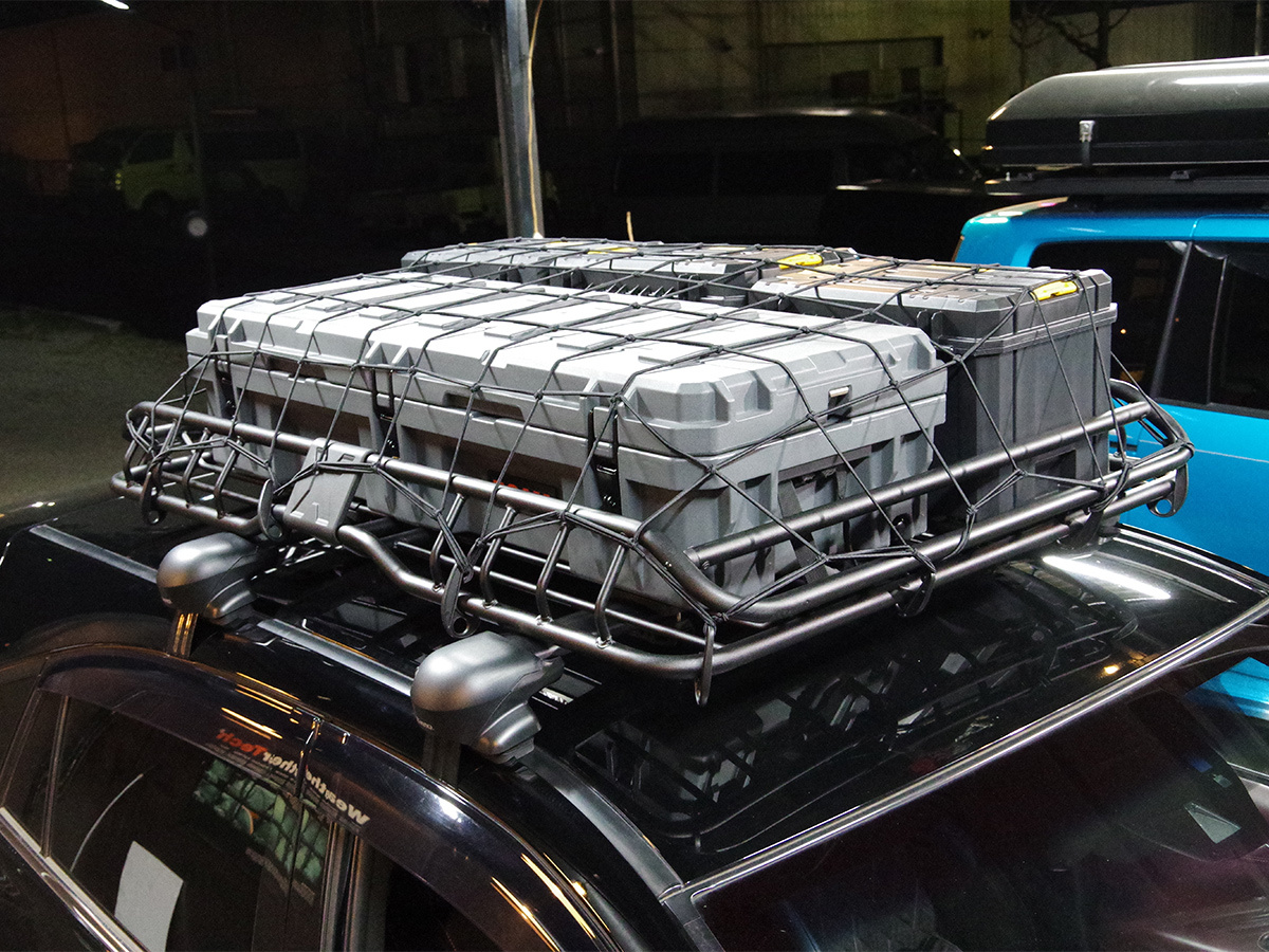 ハリアーにRHINORACK X TRAY ルーフキャリア | ごぶやまパート2