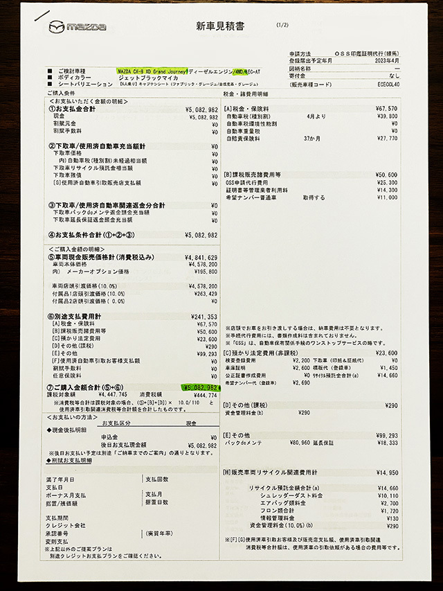 ワンダー速報 【マツダ新型CX-8見積もりました!!】驚異のコスパ