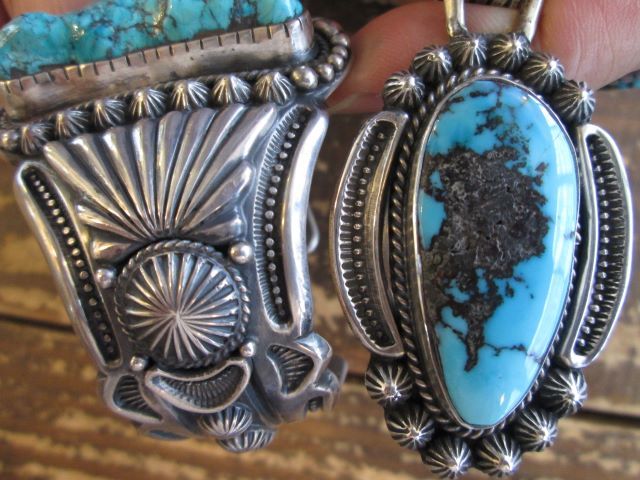 Harry H Begay ハリービゲイ インゴットシルバーターコイズペンダント