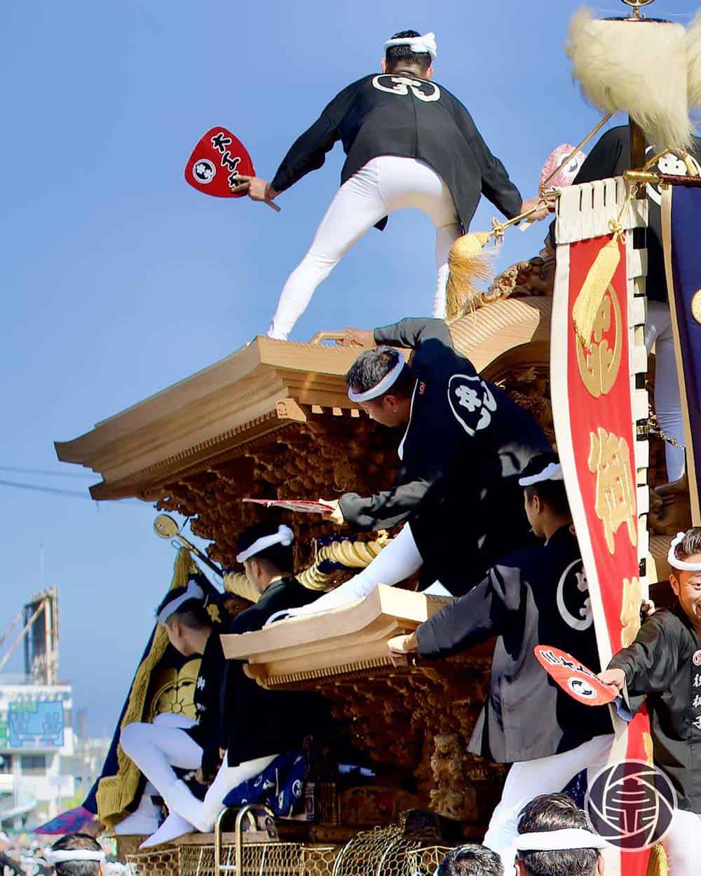 中北町のだんじり（岸和田旧市・浜地区）泉祭記