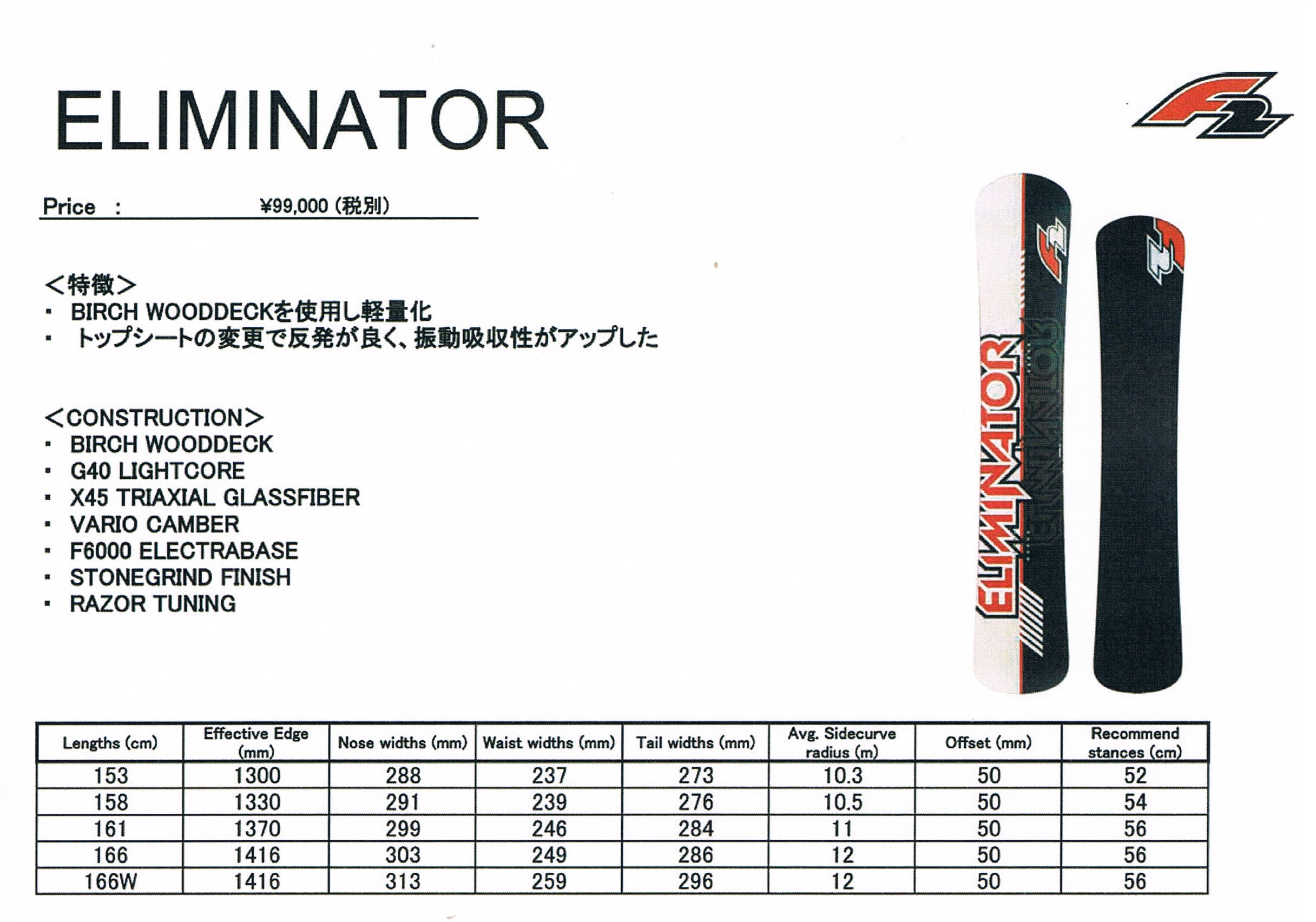 15-16F2（エフツー）ELIMINATOR（エリミーネーター） | 海底少年