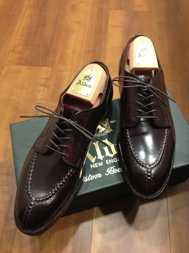 ALDEN(オールデン)Uチップ ＃2210 ノルウィージャンフロント ブルー