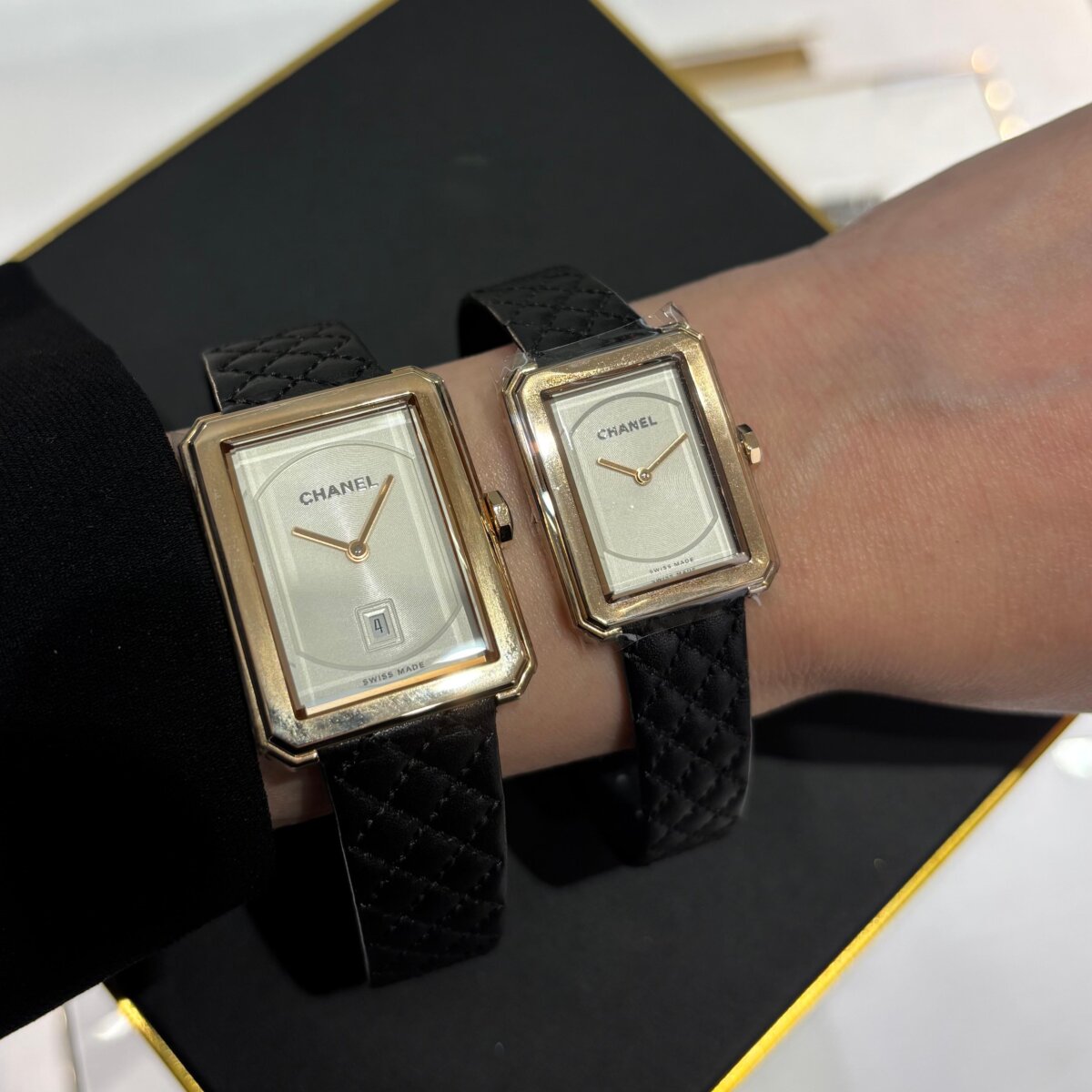 シャネル 】上品なベージュゴールドが人気の「ボーイフレンド」サイズ