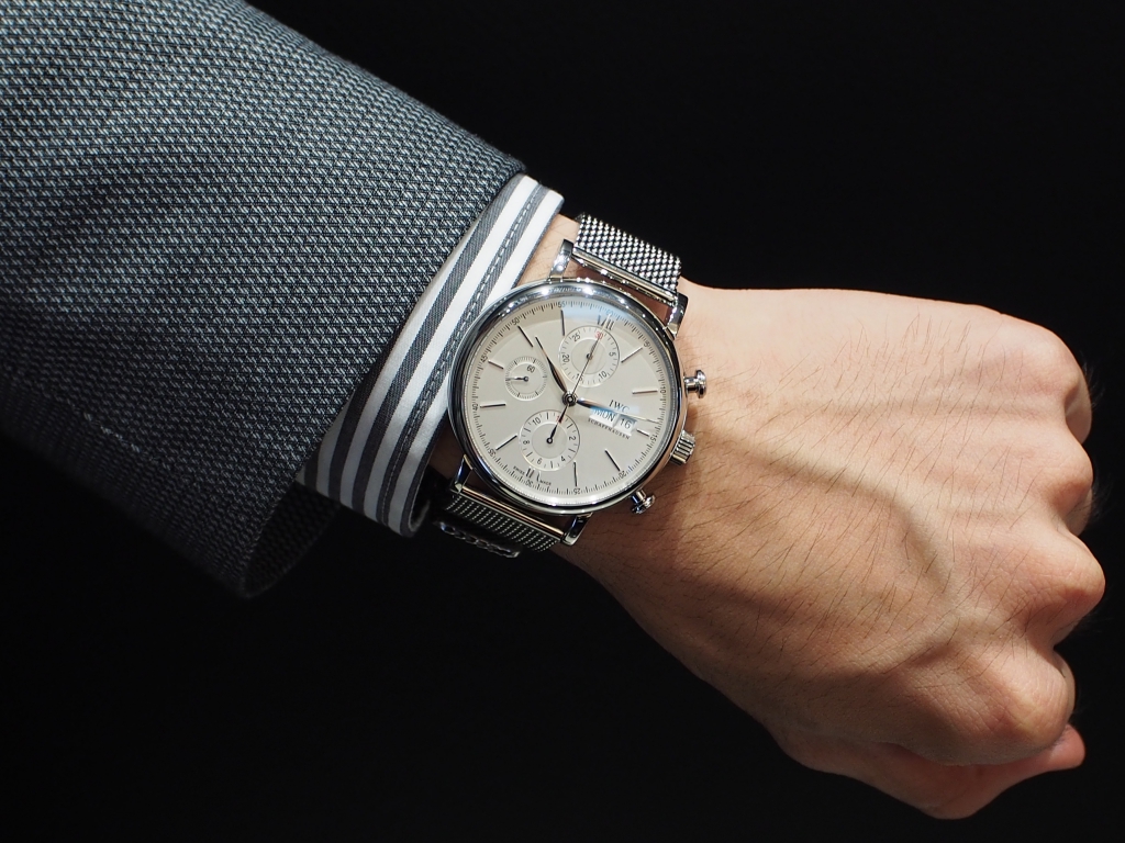 メッシュベルトがしなやかなフィット感を演出 IWC「ポートフィノ