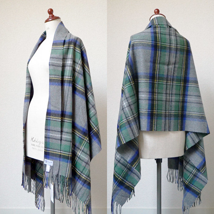 ANGLOBAL SHOP別注ジョンストンズ大判ストール｜中古ジョンストンズ