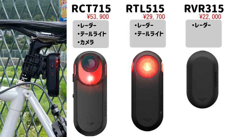 ドライブレコーダー付きレーダーGARMIN VARIA RCT715は、ブライトンの