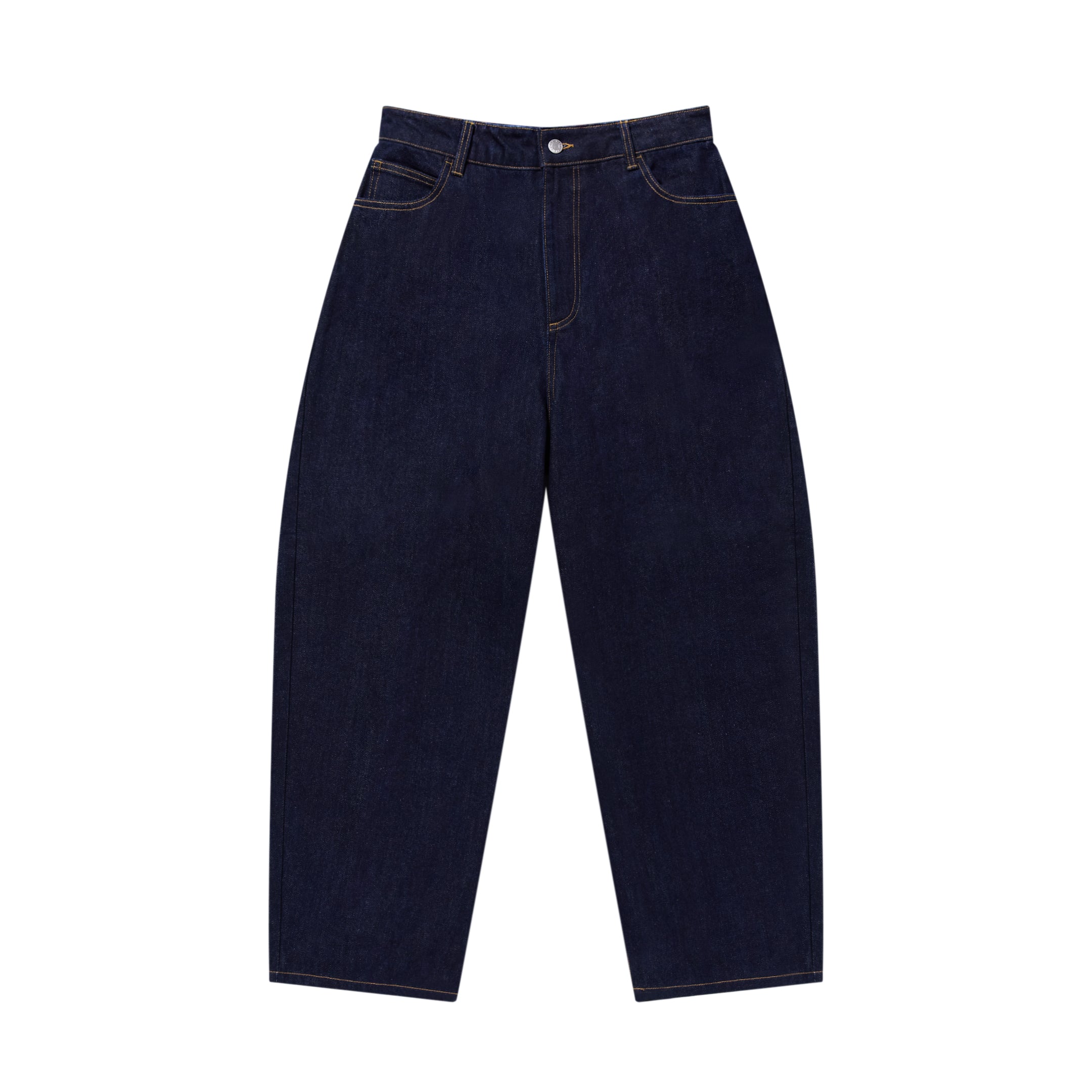 STENCIL LOGO WASHED EXTRA BAGGY JEANS INDIGO – BlackEyePatch