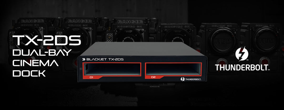 BLACKJET TX-2DS 2ベイ Thunderbolt 3 ドッキング システム (ラック