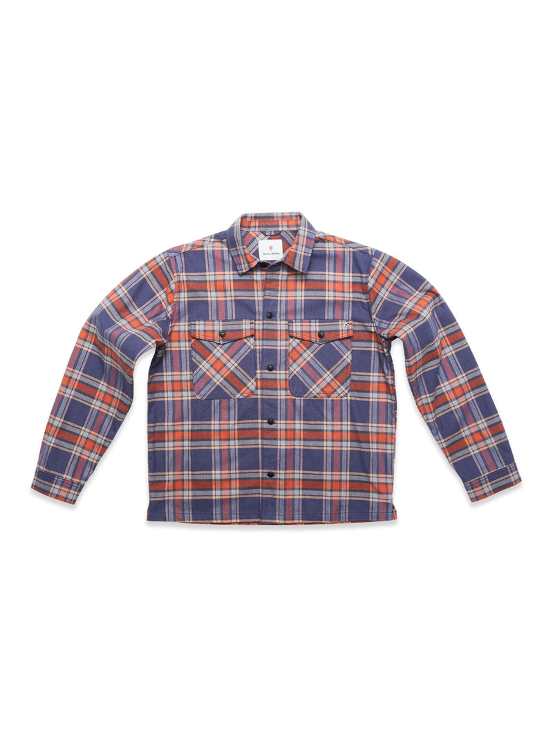 Yodo Check Overshirt - Multi Check – Blue de Gênes