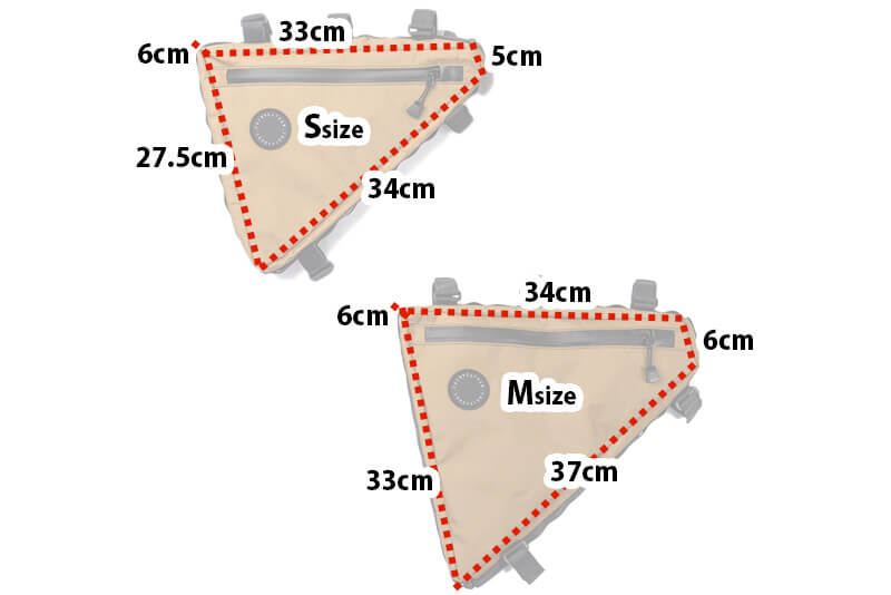 FAIRWEATHER* frame bag ADV (x-pac grey) - BLUE LUG ONLINE STORE