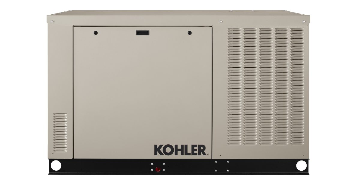 Kohler 30KW, 3-Phase 480V Home Standby Generator With Aluminum