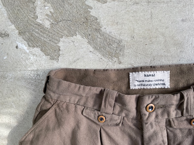 kaval / front tuck trousers 