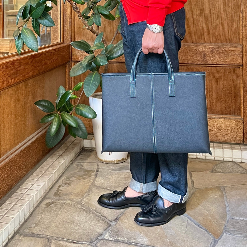 フレンチカーフ] ベルシー トートバッグcolor：ネイビー – BROOKLYN MUSEUM