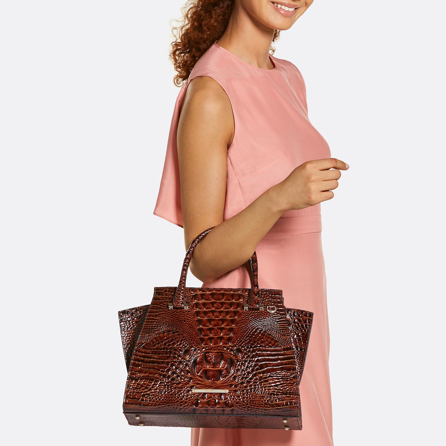 Priscilla Satchel | Multi Nectar | BRAHMIN
