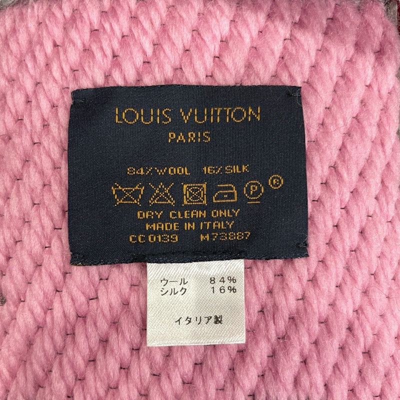 LOUIS VUITTON】ルイ・ヴィトン エシャルプ ロゴマニア デュオ M73887