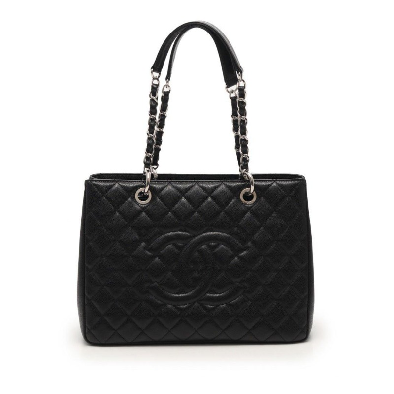 シャネル キャビアスキン ココマーク チェーントートバッグ｜ブランド