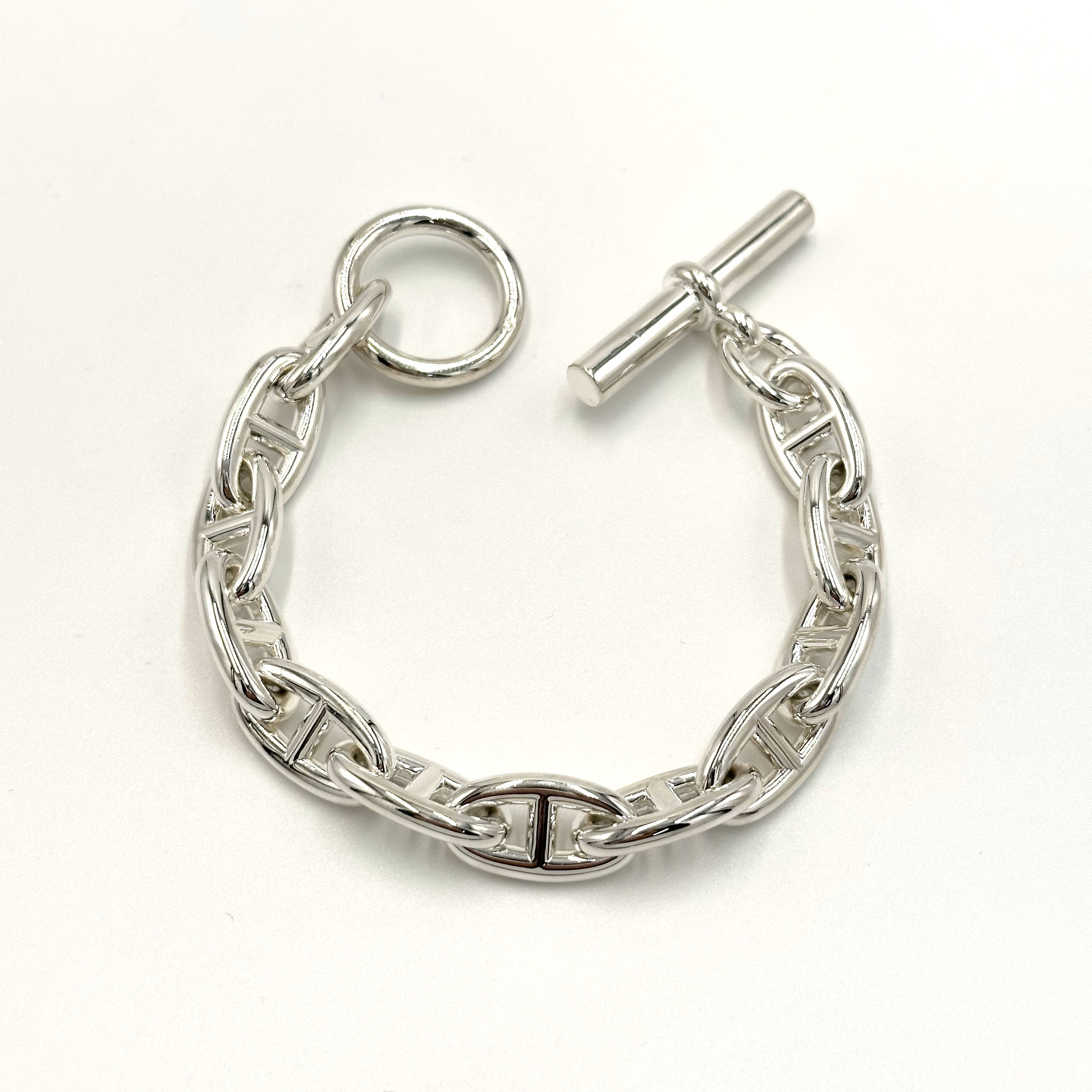 HERMES エルメス シェーヌダンクル ブレスレット GM12コマ – Brandar