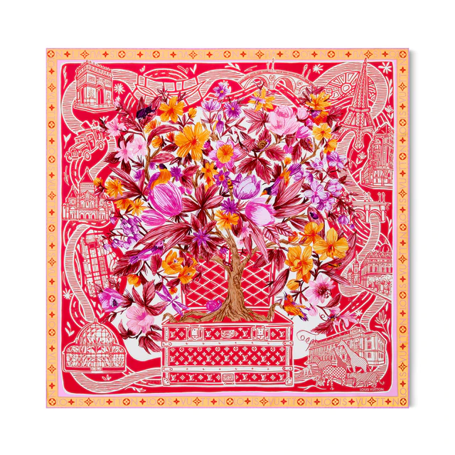 ルイ・ヴィトン シルクが紡ぐ洗練された美、新作スカーフ＆バンドーが