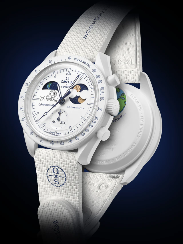 スウォッチ 二つとして同じものはない雪の結晶を装うMISSION TO