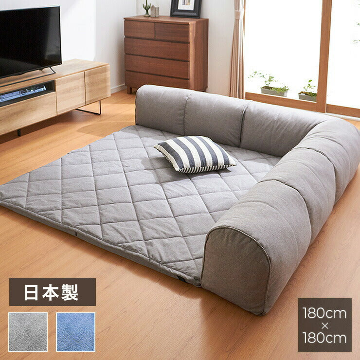 日本製 国産 フロアコーナーソファ L字タイプ 小 40mm厚 ソファ