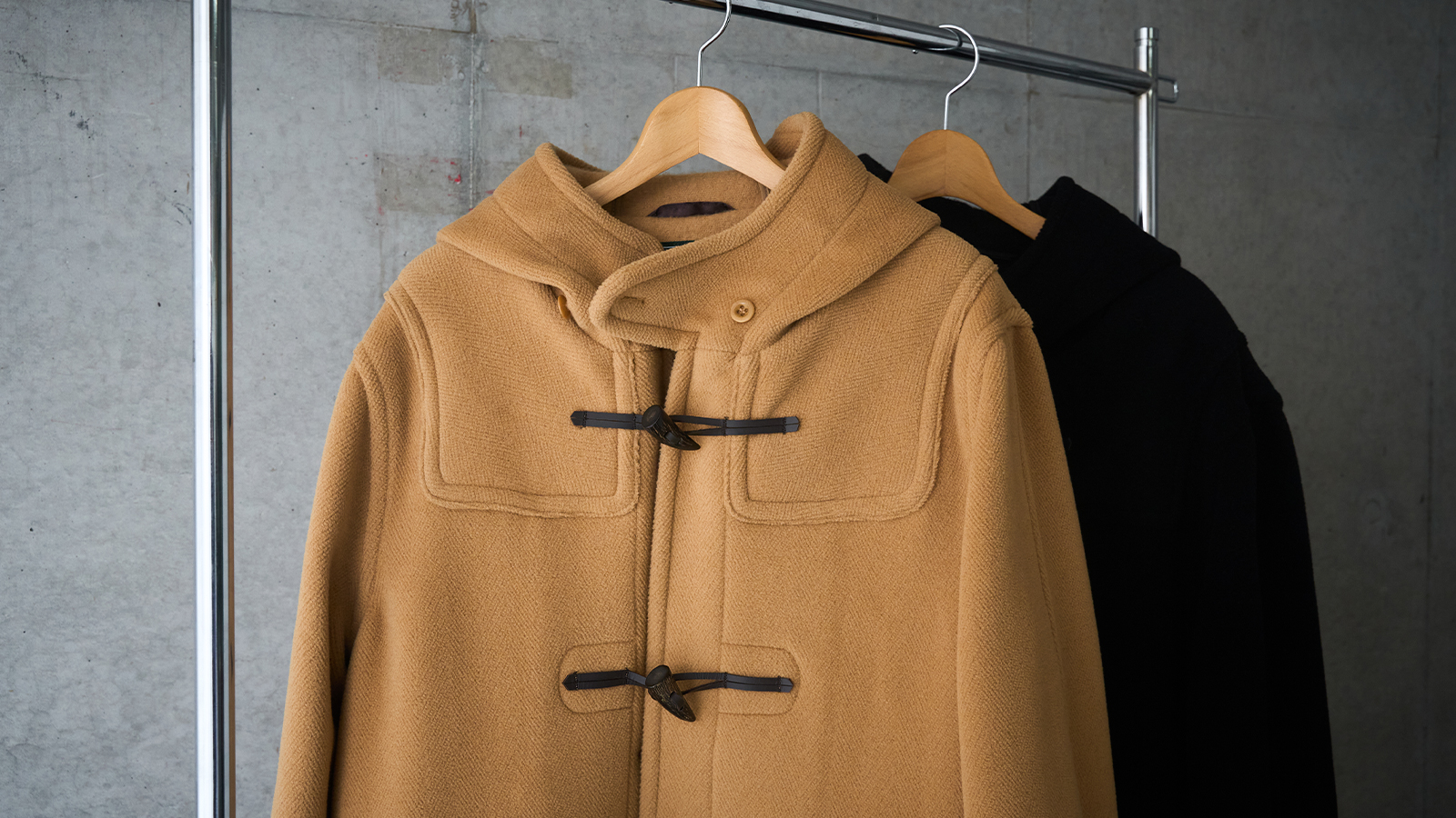 ヘリンボーンダッフルコート(ウール)(MEN) 全2色 | BRITISH MADE