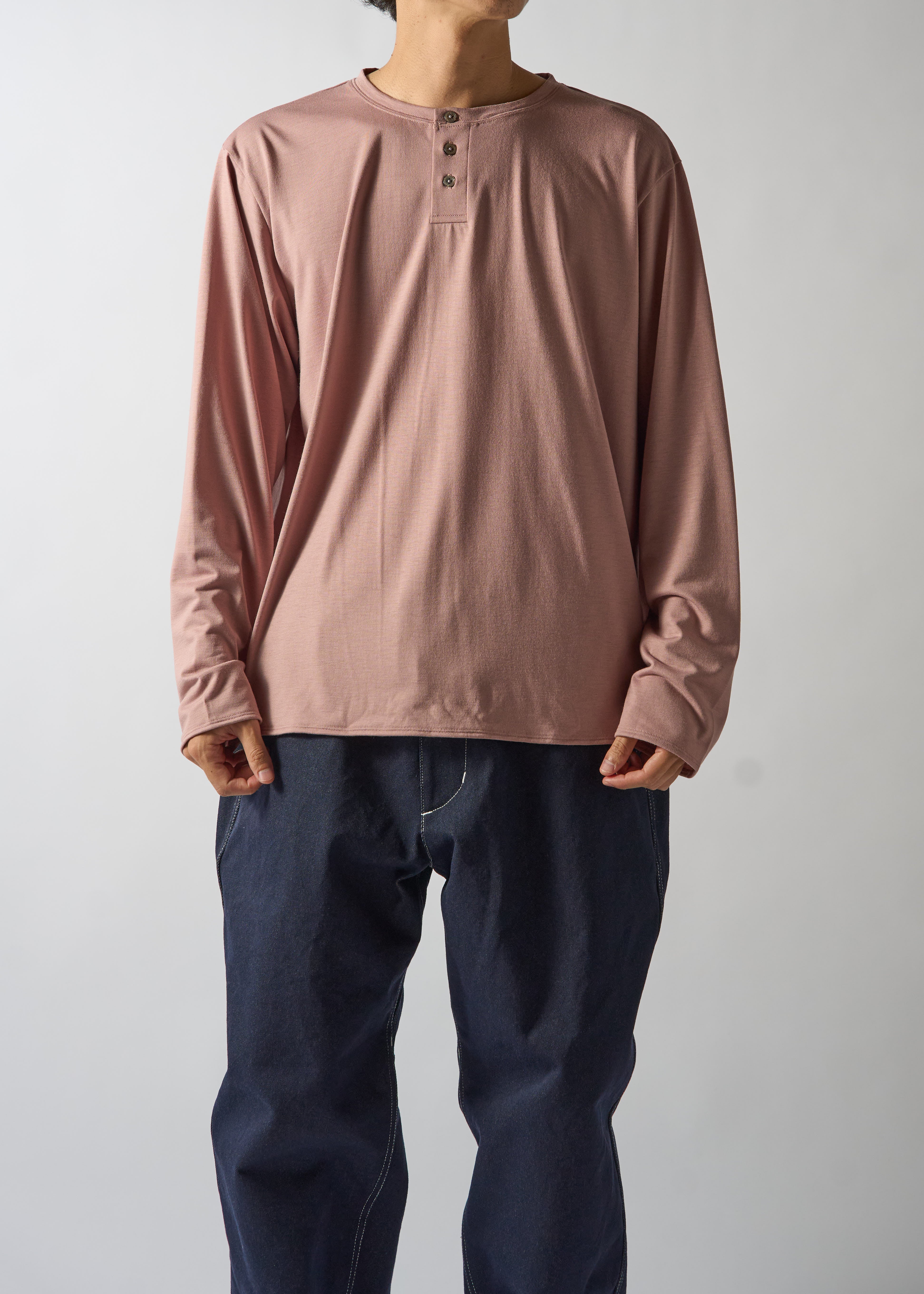 WUNDERWEAR ヘンリーネックロングスリーブTシャツ | BRING（ブリング