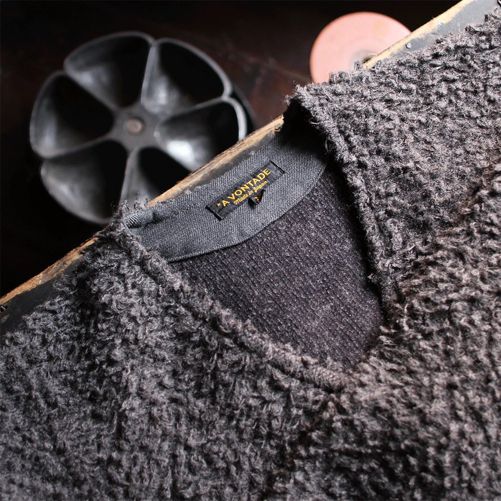 Bricklayer - Wool Boa V-Neck Cardigan