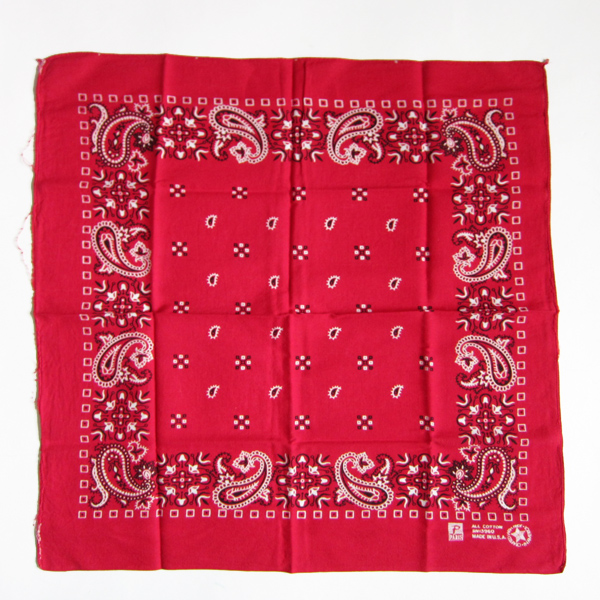 3枚セット】希少/USA製/80's/PARIS ACCESSORIES/ビンテージ/バンダナ