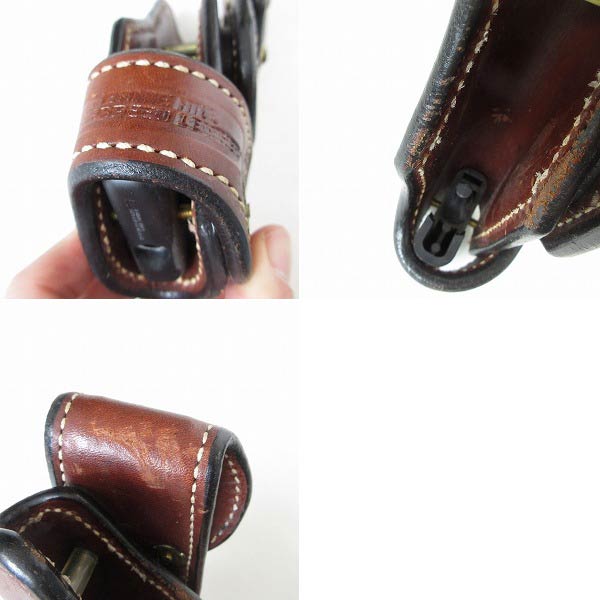 ファストドロー用カスタムホルスターU.S ERNIE.HILL製（Used)