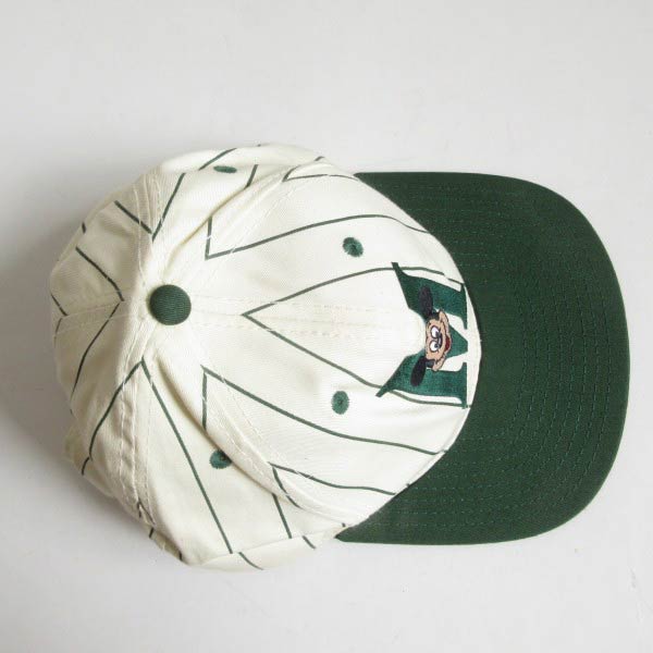 90s GOOFY'S HAT ミッキー マウス ストライプ柄 ベースボール キャップ