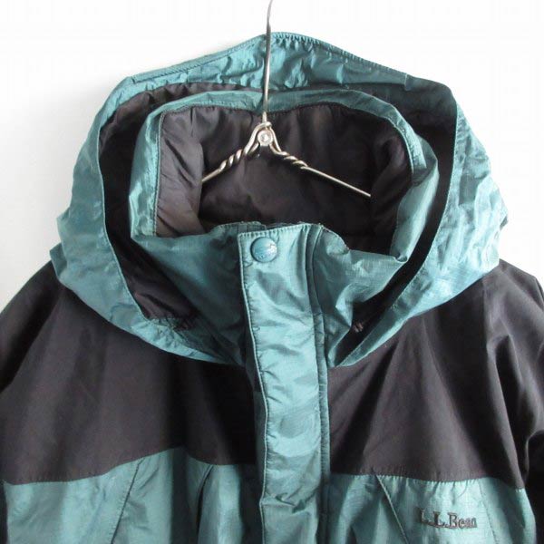90s L.L.Bean ゴアテックス リップストップ ナイロン 中綿 ジャケット