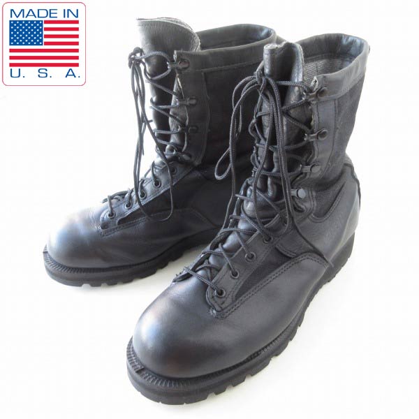 USA製 米軍 BELLEVILLE 700 レザー×ゴアテックス コンバット ブーツ 黒