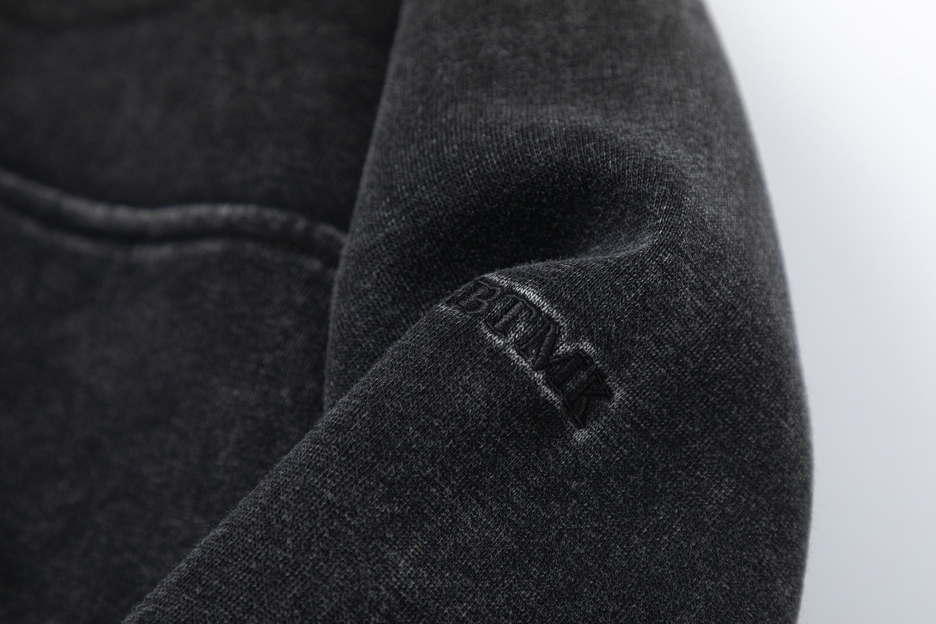 BTMK HALF ZIP SWEAT washed XS919