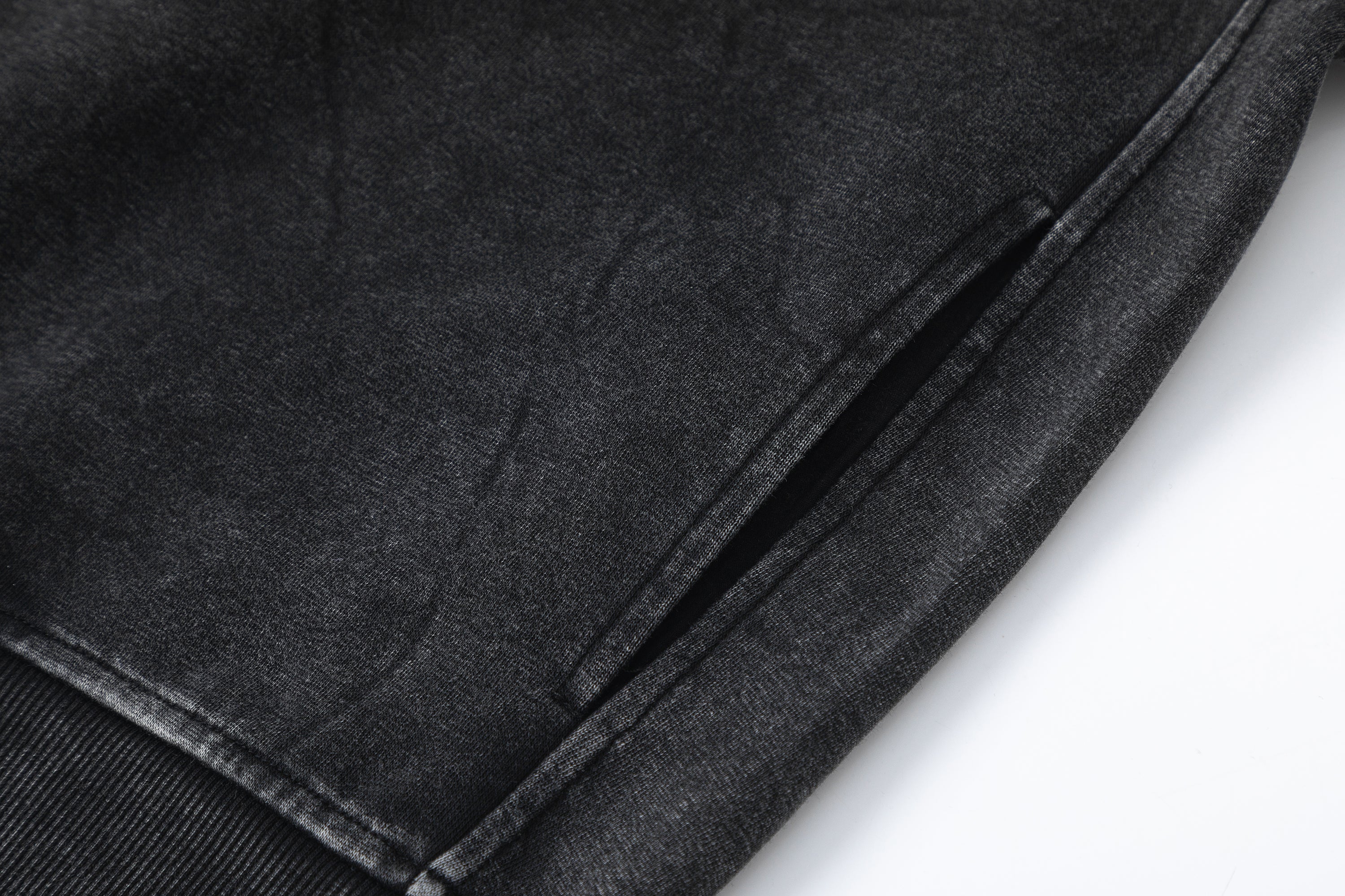 BTMK HALF ZIP SWEAT washed XS919