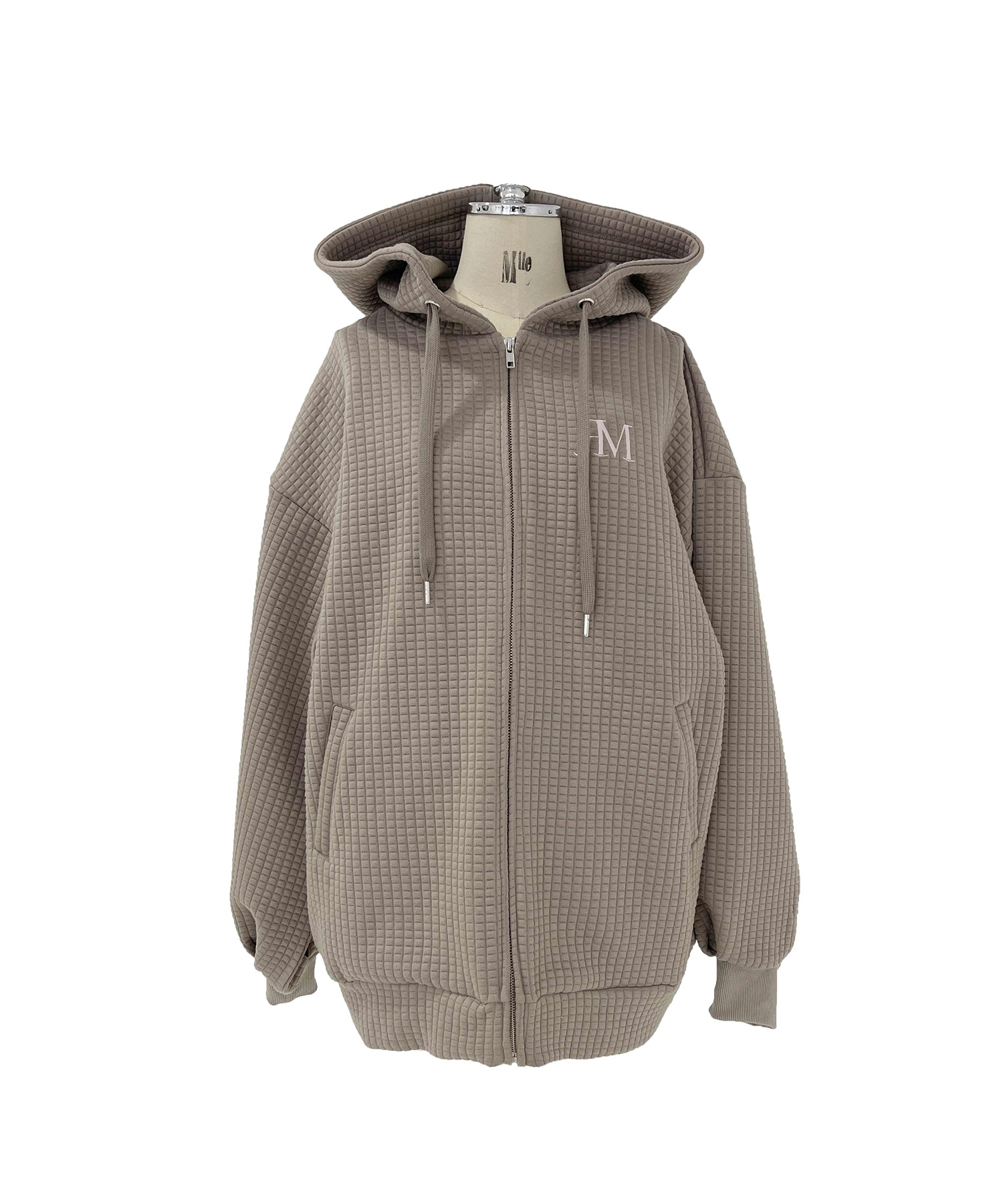 quilting zip hoodie – BUNNY APARTMENT