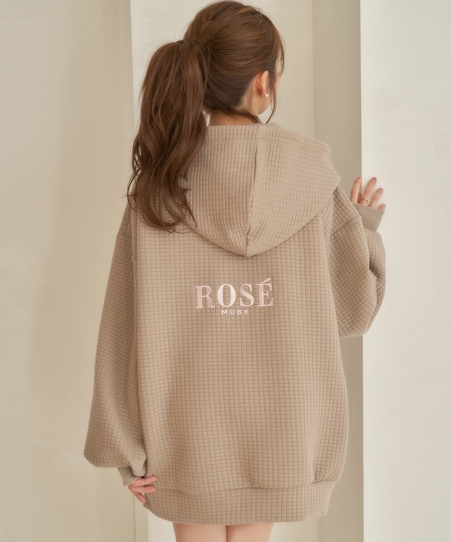 quilting zip hoodie – BUNNY APARTMENT