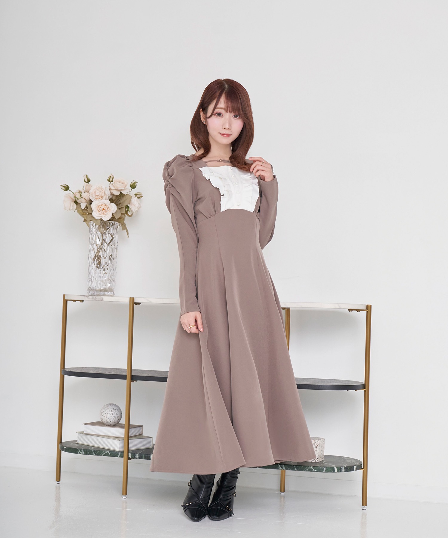 flare maid like dress – BUNNY APARTMENT