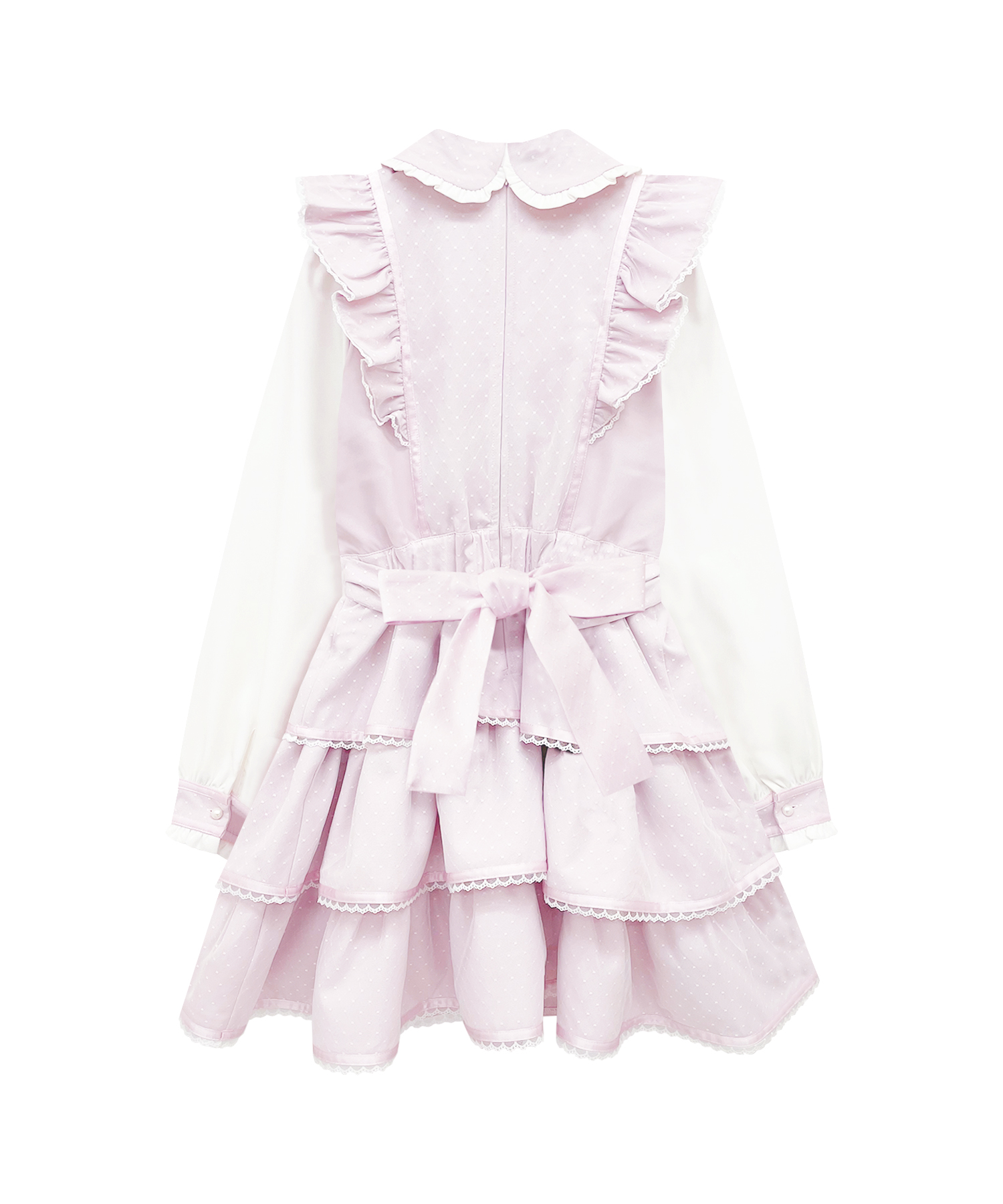 リボン付きドットチュールワンピース – BUNNY APARTMENT