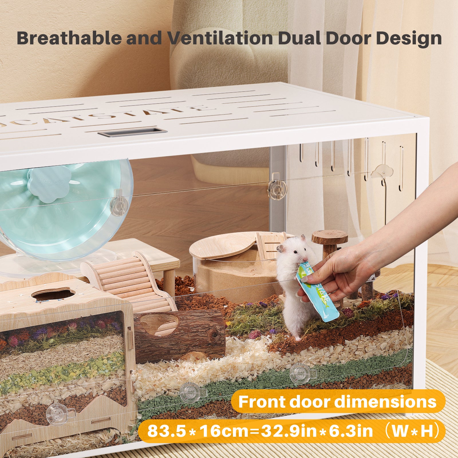 BUCATSTATE Metal Small Animal Cage 2.0