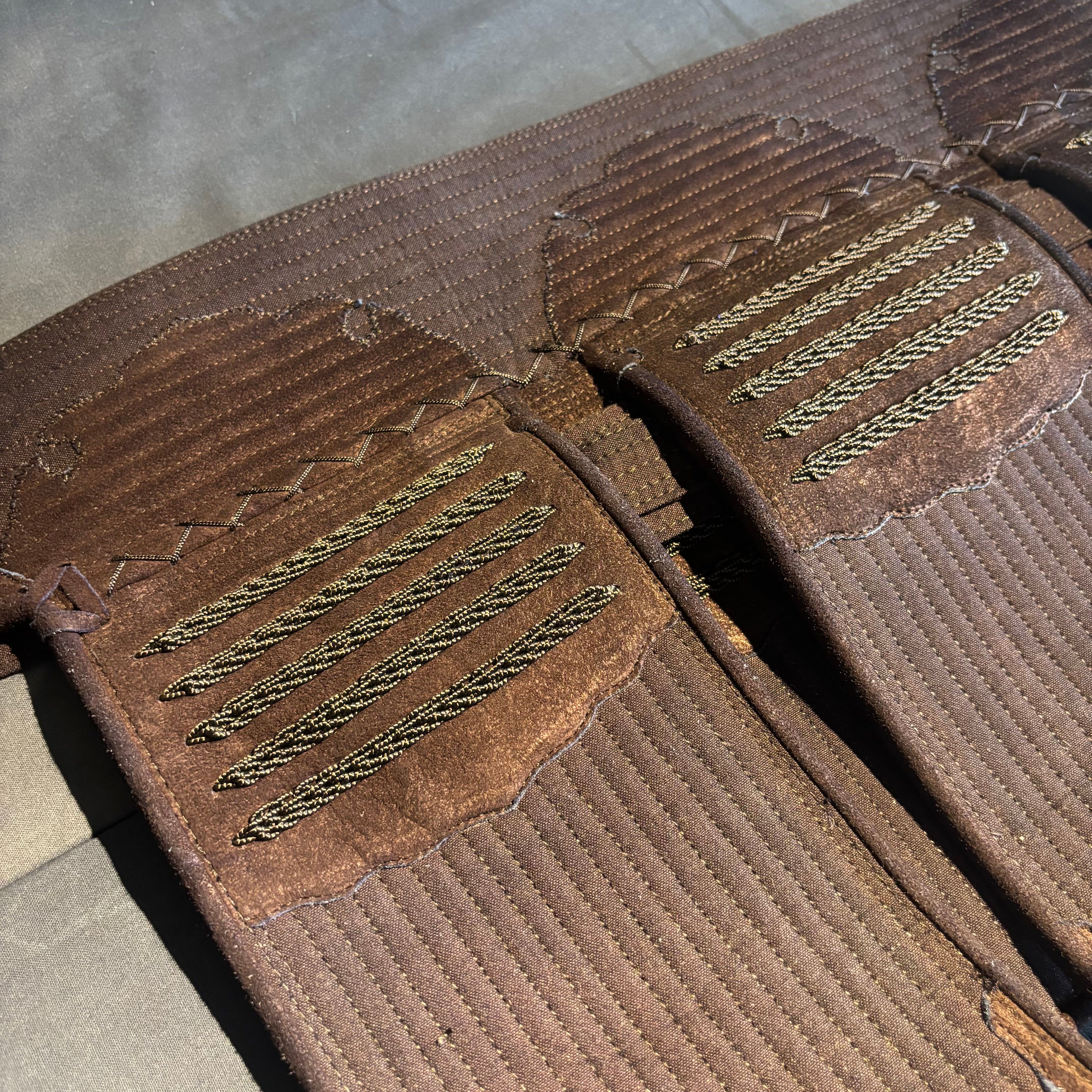 松勘工業】閃HIRAMEKI BLUEブルー 総紺革 8mm具の目刺 防具セット