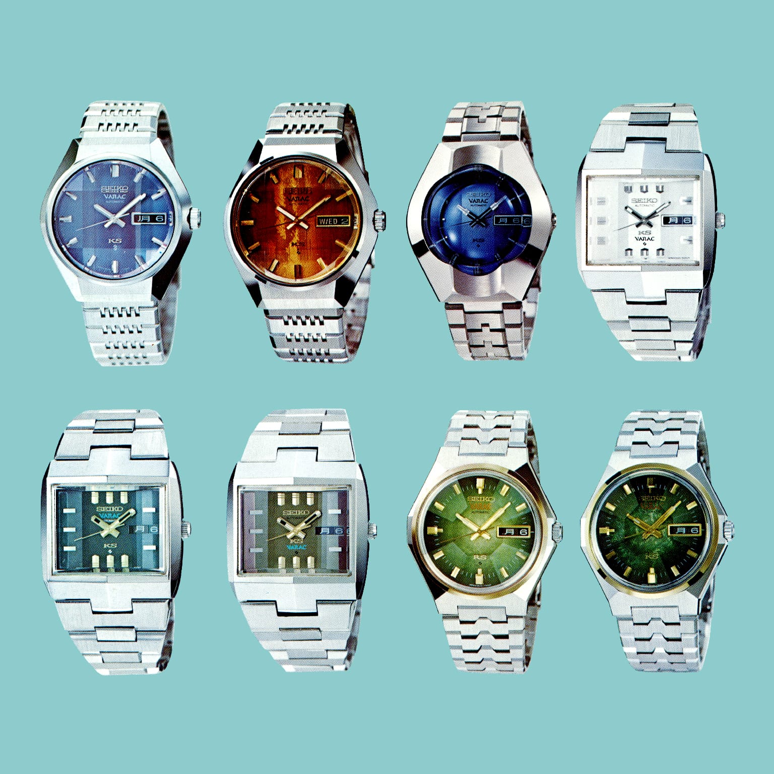 カラーダイヤルとカットガラスの流行 | Seiko Design 140