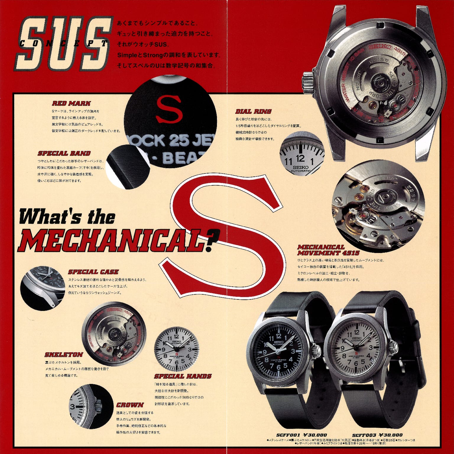 1995年 SUS（サス） | Seiko Design 140