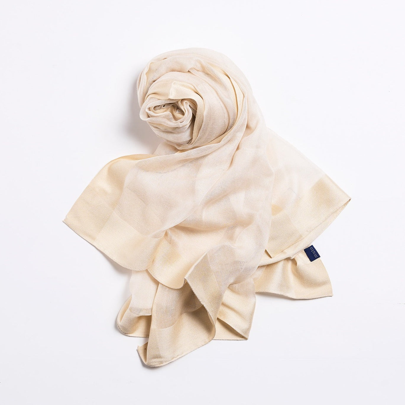 muto シルクカシミヤストール「Frame」天然極細糸を使用した軽く