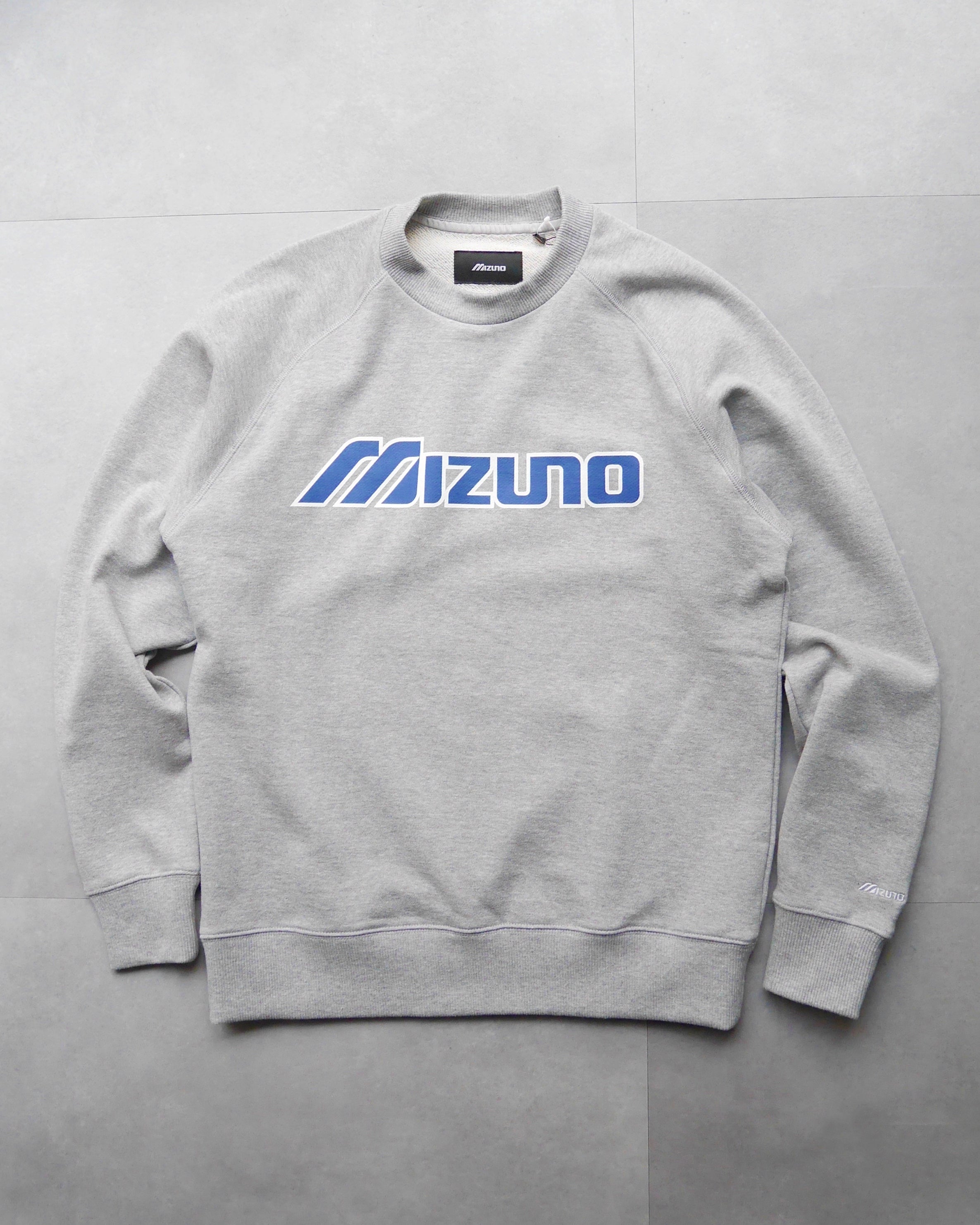 MIZUNO Classic Logo Print Crew Sweat(GREY) – ADVANTAGE