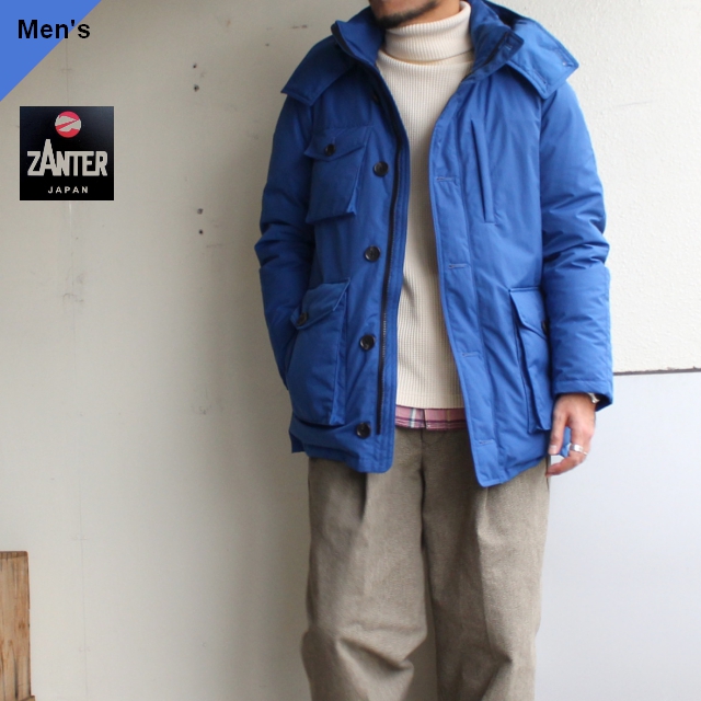 ZANTER JAPAN DOWN PARKA WP-H （ブルー） - C.COUNTLY【シーカウント
