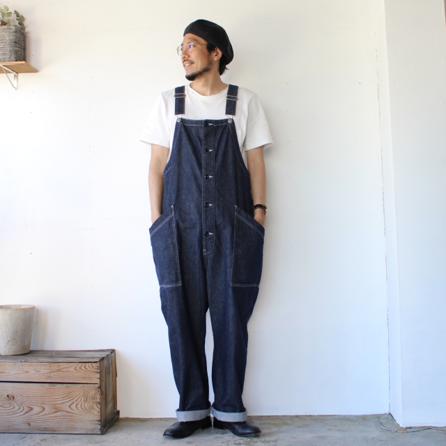 HARVESTY ハーベスティ DENIM CLOTH OVERALLS デニムクロス