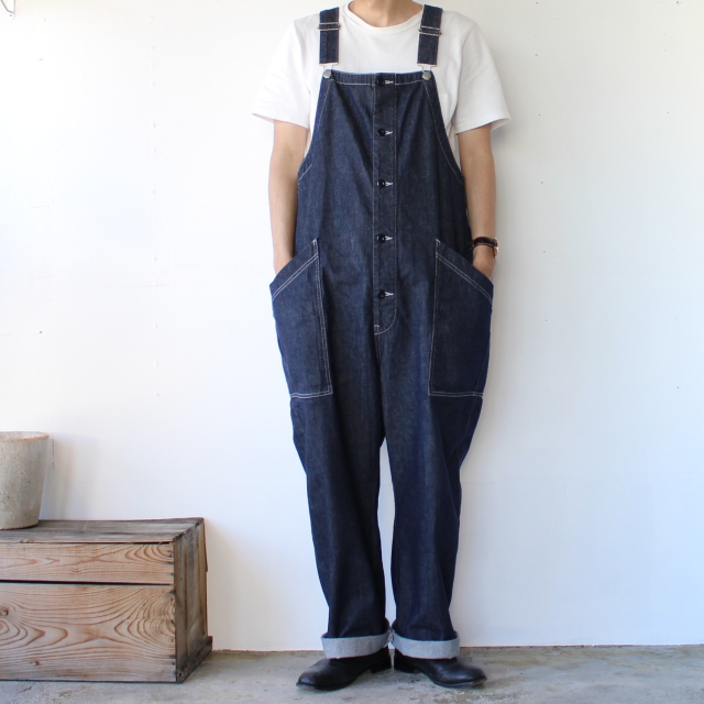 HARVESTY ハーベスティ DENIM CLOTH OVERALLS デニムクロス