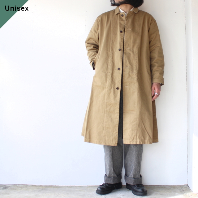HARVESTY チノオーバーコート Over Coat （BEIGE） - C.COUNTLY【シー